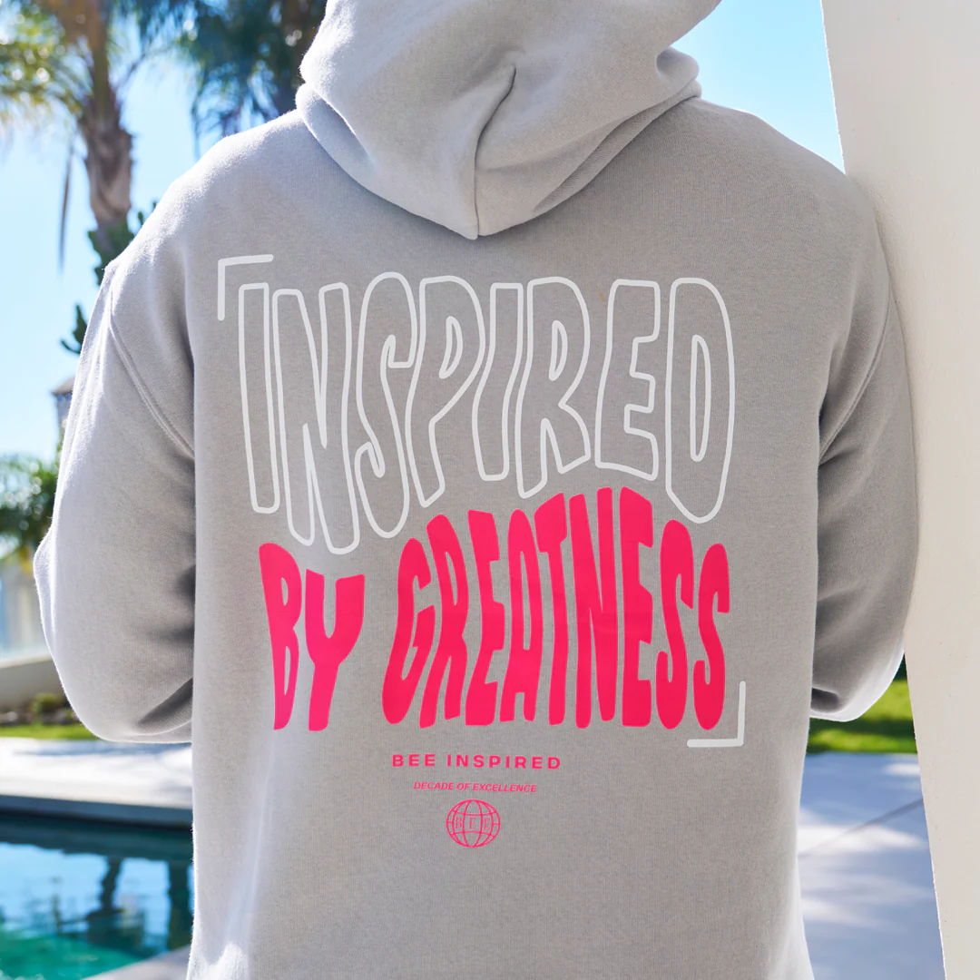 Aguirre Hoodie - Grey/Pink - Image 4