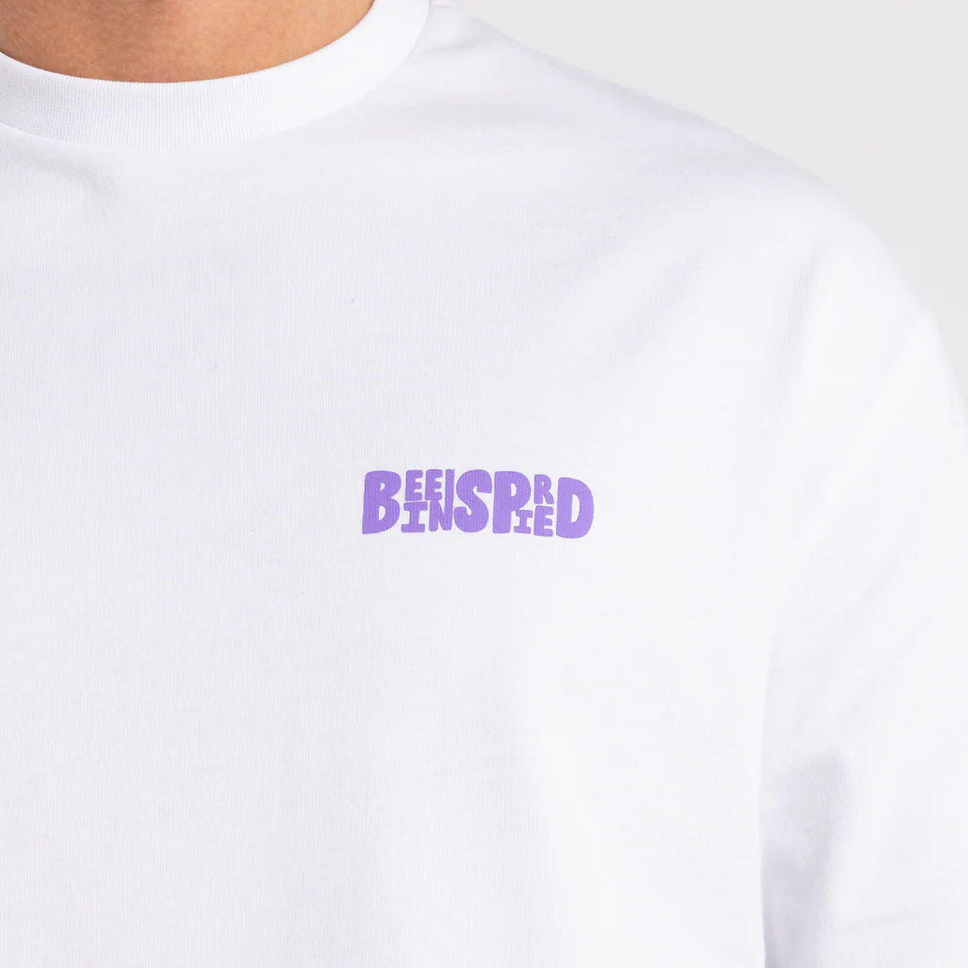 Aguirre Long Sleeve T-Shirt - White/Purple - Image 4