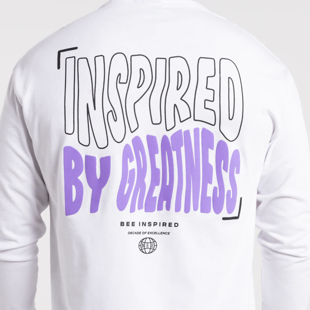 Aguirre Long Sleeve T-Shirt - White/Purple - Image 6