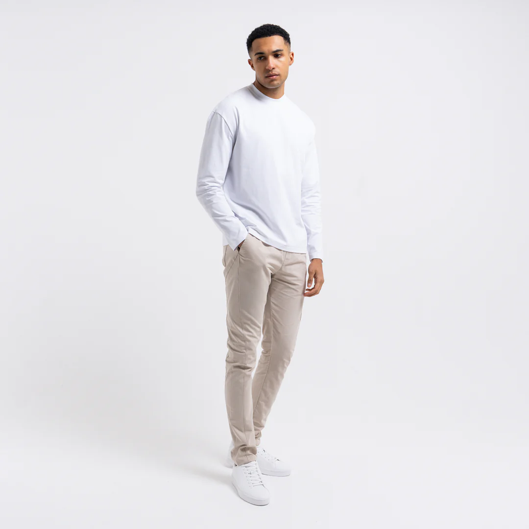 Barella Long Sleeve T-Shirt - White - Image 3