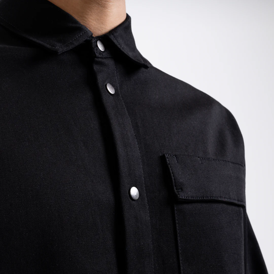 Bayo Overshirt - Black - Image 3