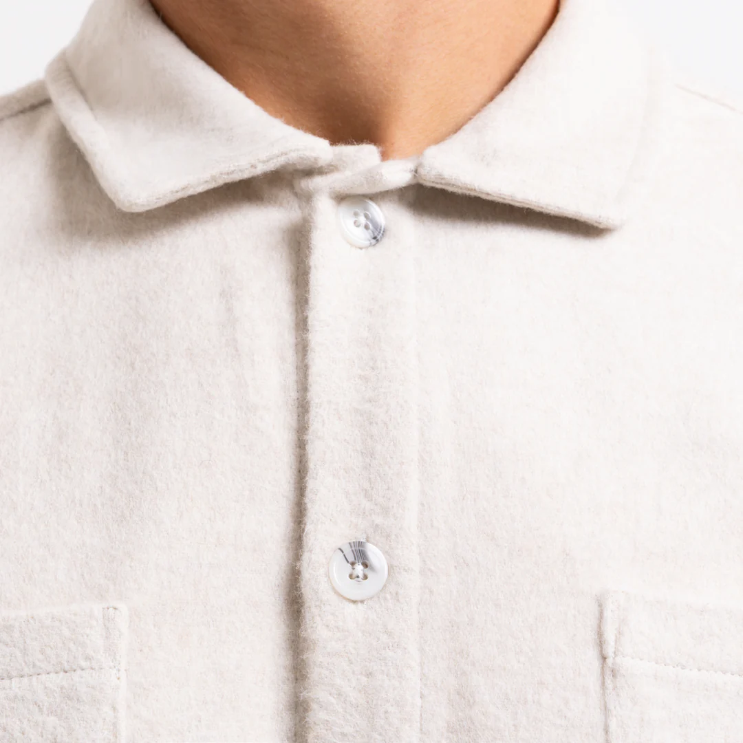 Courtois Overshirt - Ecru - Image 4