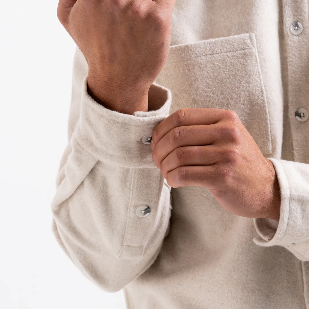 Courtois Overshirt - Ecru - Image 6