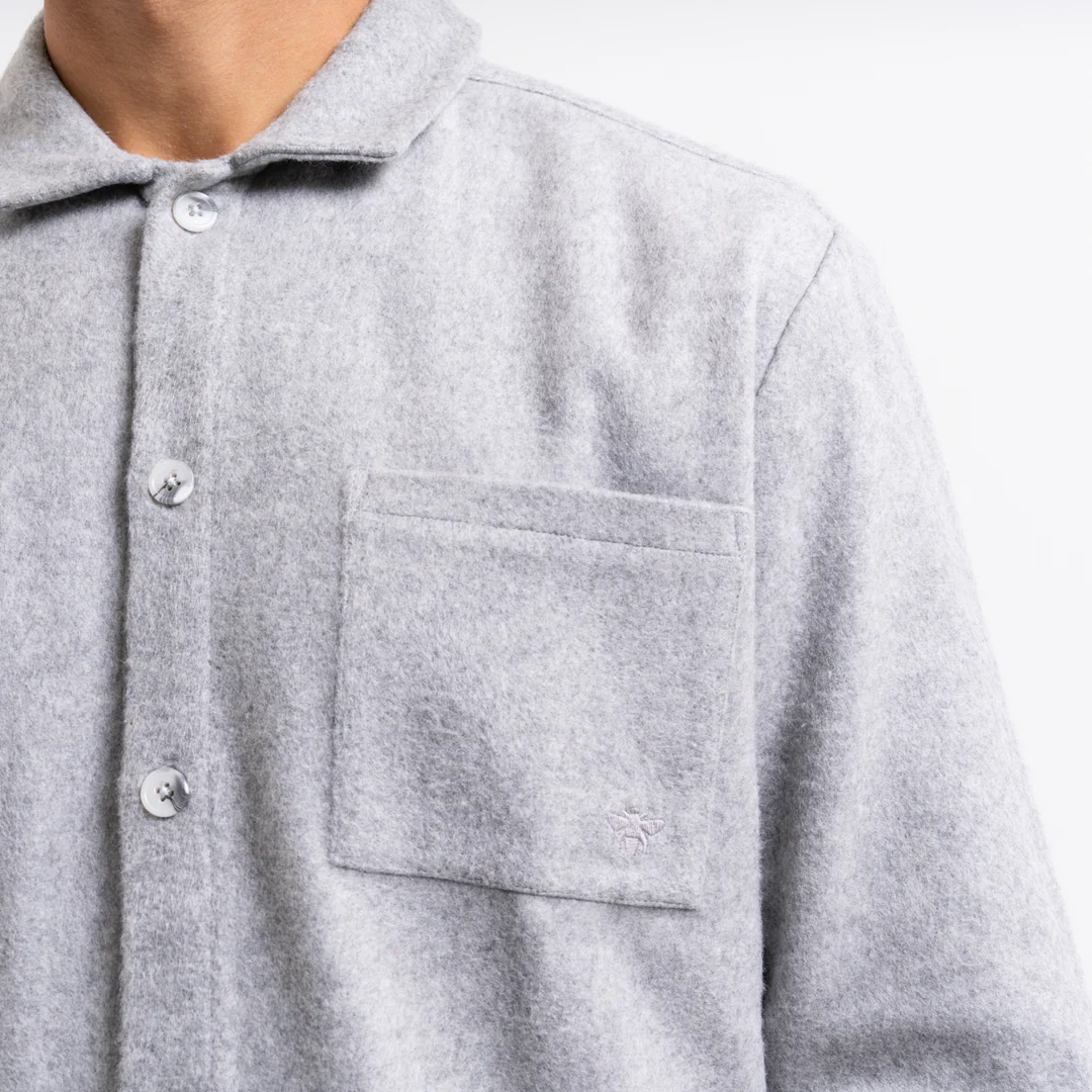Courtois Overshirt - Grey - Image 7