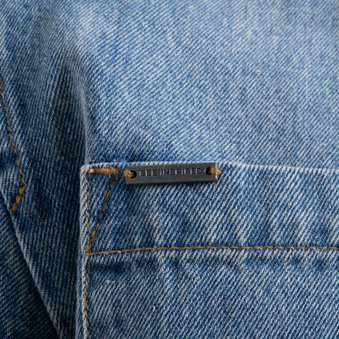 Devine Overshirt - Mid Blue - Image 4