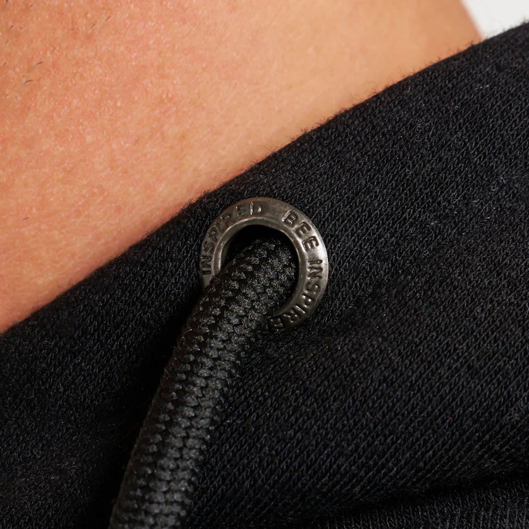 Diallo Zip Hoodie - Black - Image 4