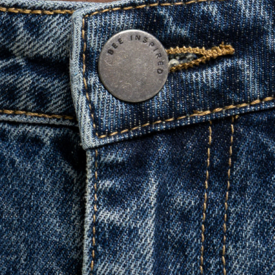 Duro Straight Fit Jeans - Mid Blue - Image 5