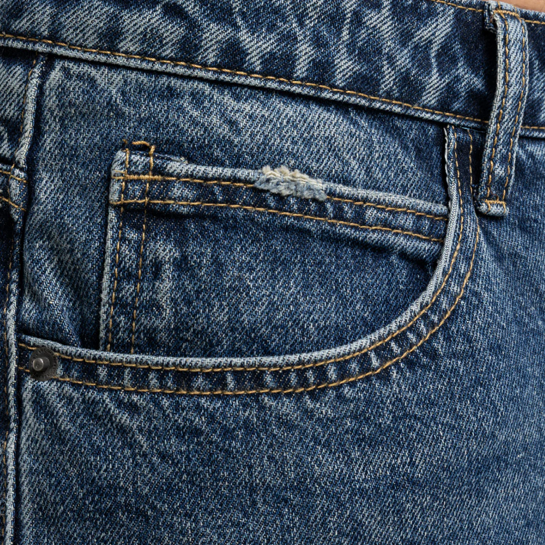Duro Straight Fit Jeans - Mid Blue - Image 6