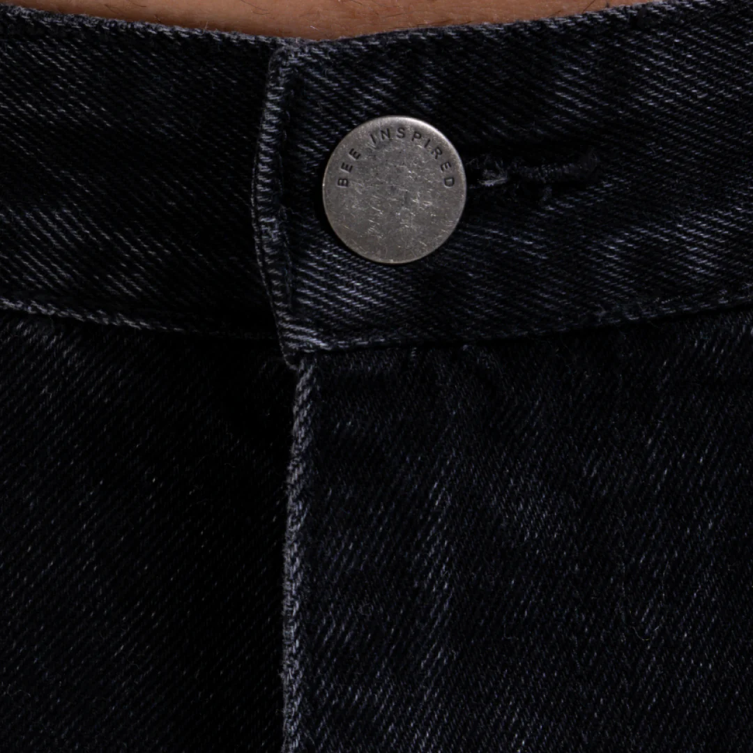 Pirlo Relaxed Workwear Jeans - Black - Image 5