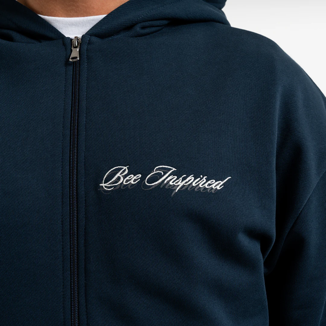 Endo Zip Hoodie - Dark Navy - Image 4