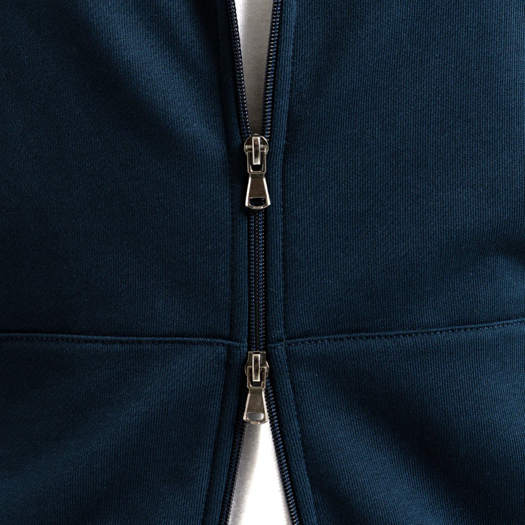 Endo Zip Hoodie - Dark Navy - Image 6