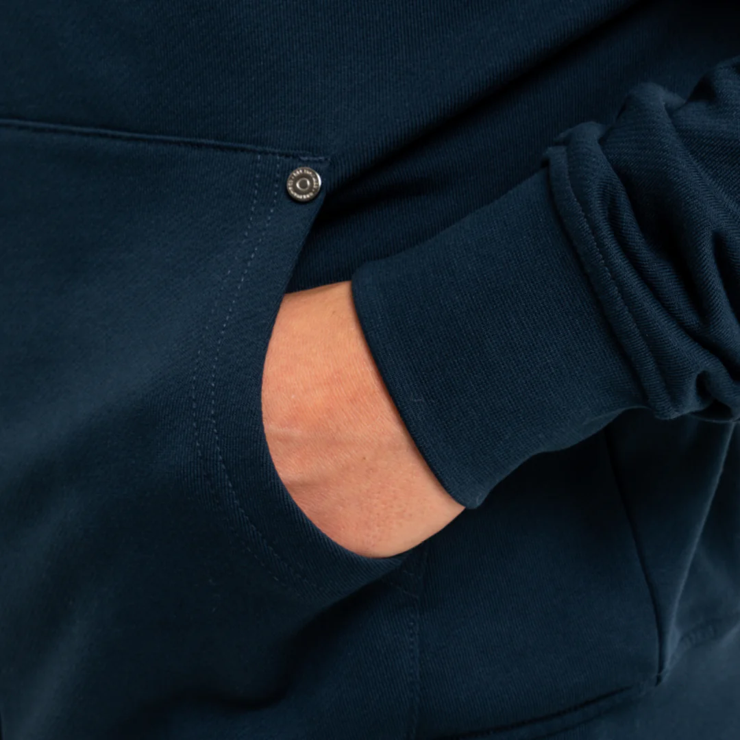 Endo Zip Hoodie - Dark Navy - Image 7