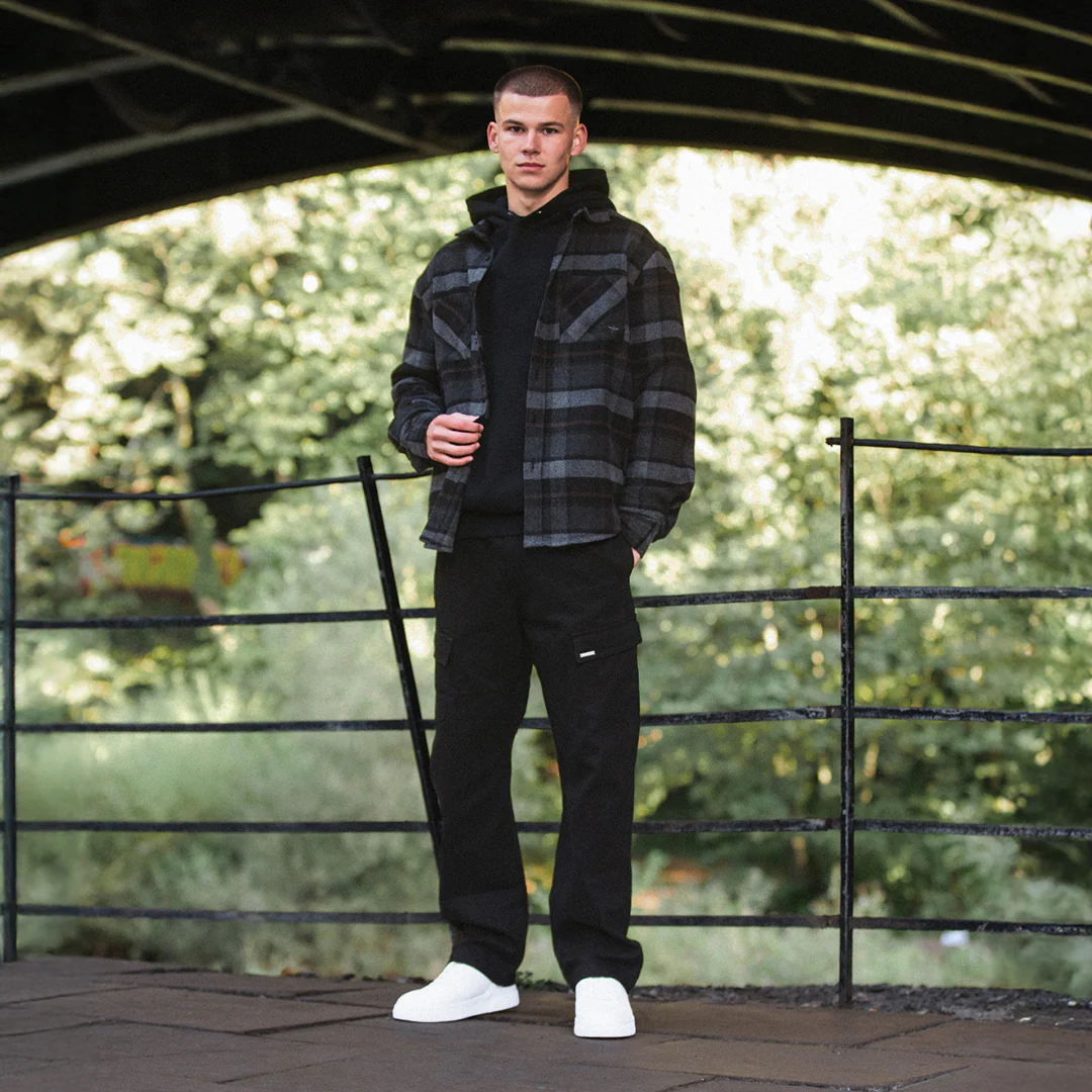 Fernandez Shirt - Black Check - Image 7