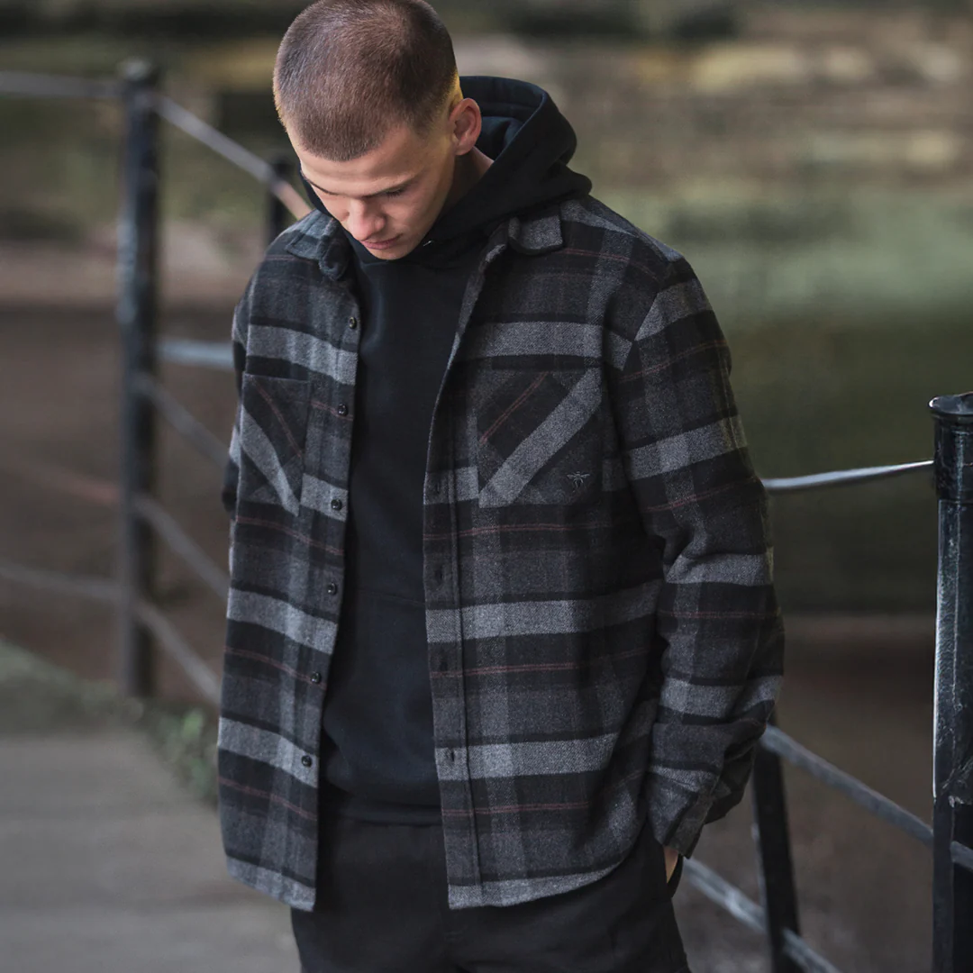 Fernandez Shirt - Black Check - Image 8