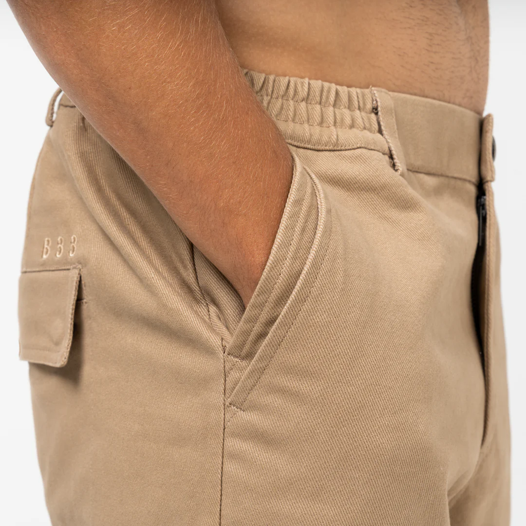 Foden Cargo Pant - Taupe - Image 5
