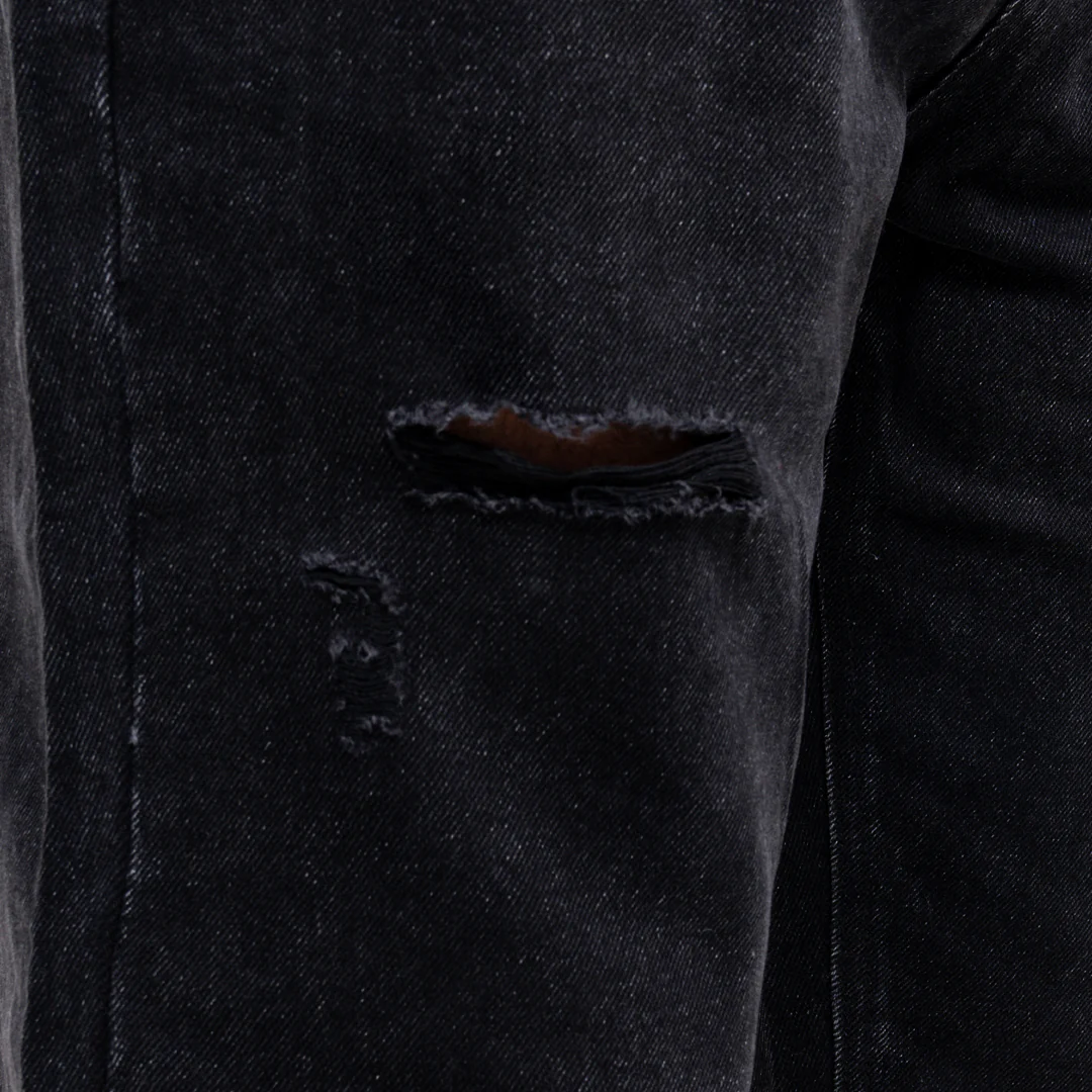Garnacho Relaxed Jeans - Washed Black - Image 6