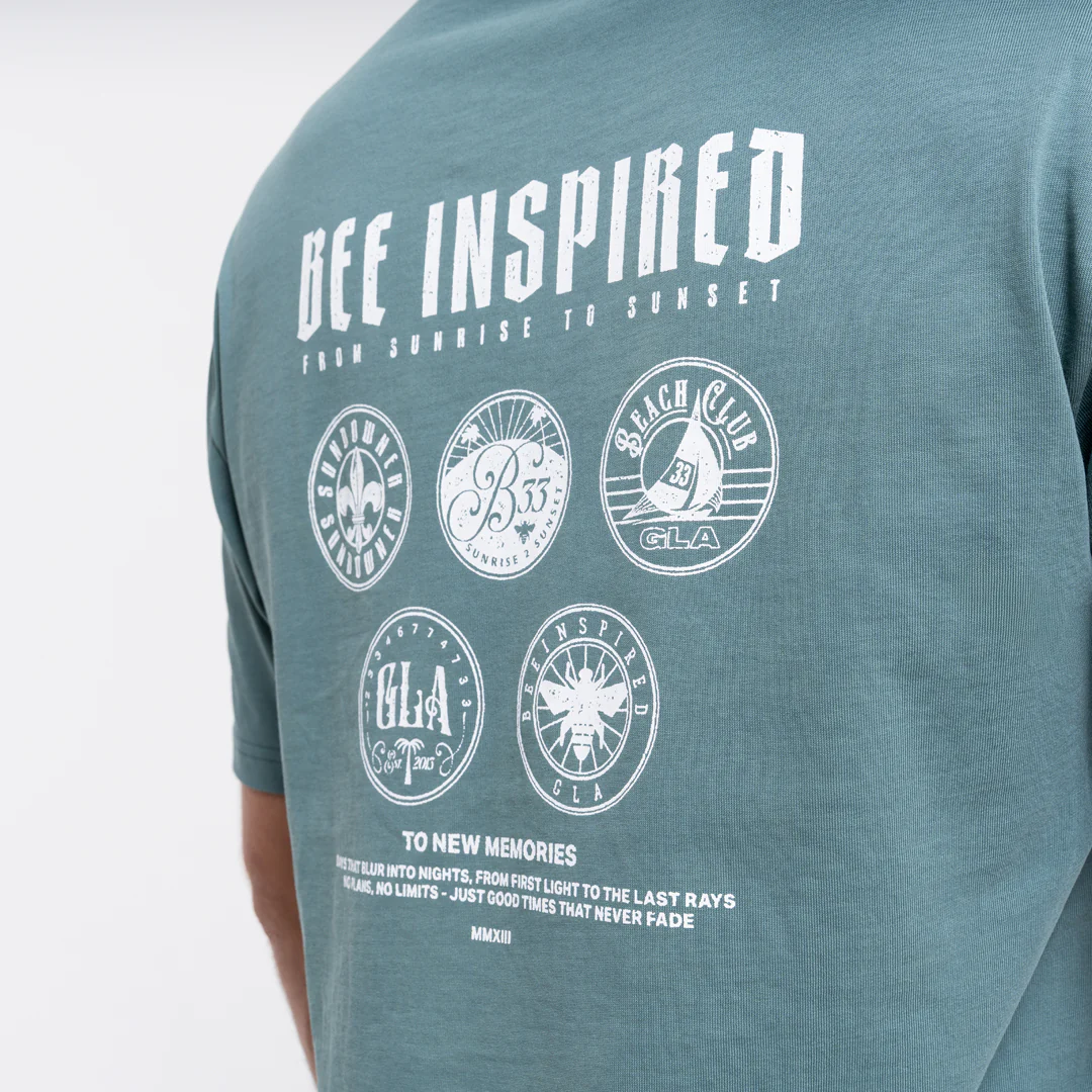 Grealish T-shirt - Teal Dusk - Image 4