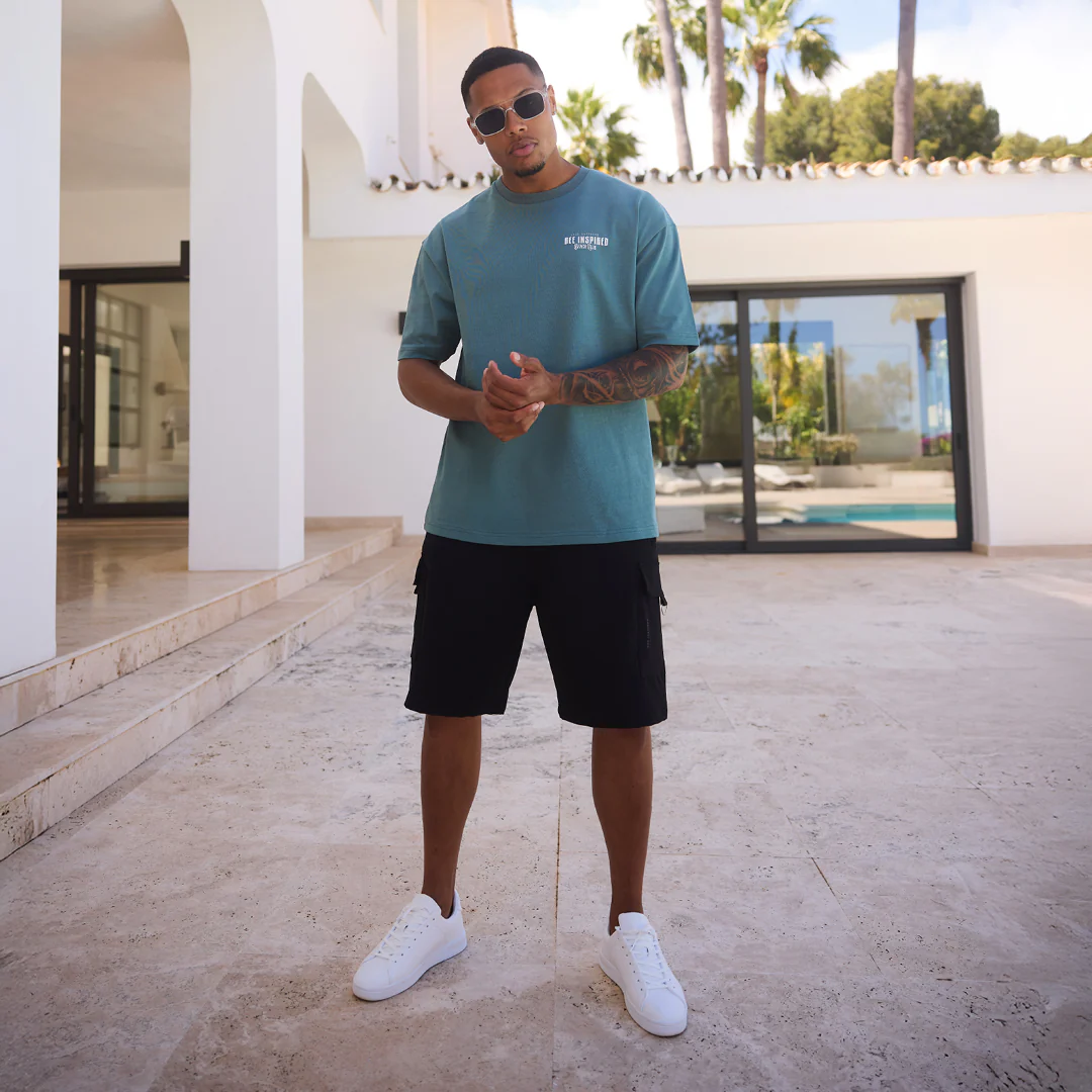 Grealish T-shirt - Teal Dusk - Image 5
