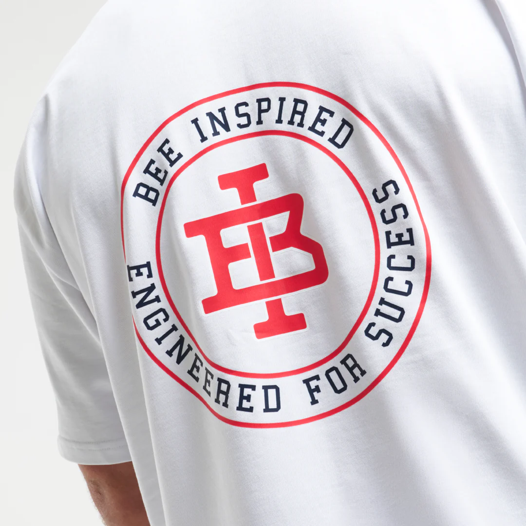 Guedes T-Shirt - White/Red - Image 4