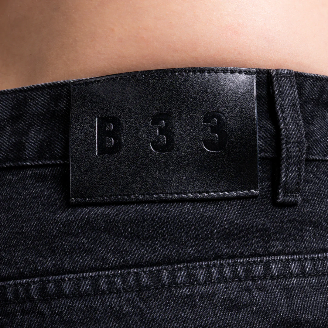 Gueye Denim Short - Washed Black - Image 7