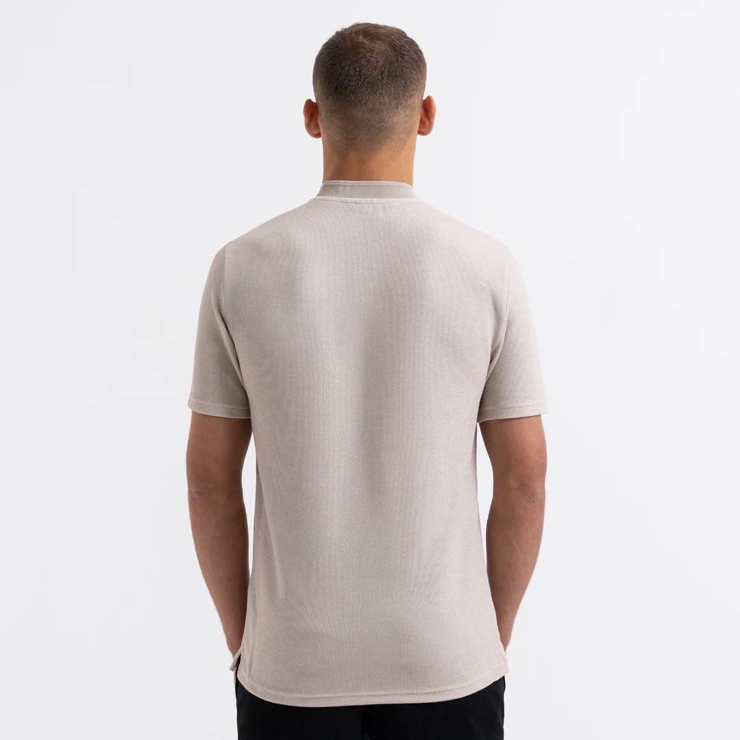 Reinier Polo Shirt - Cement - Image 5