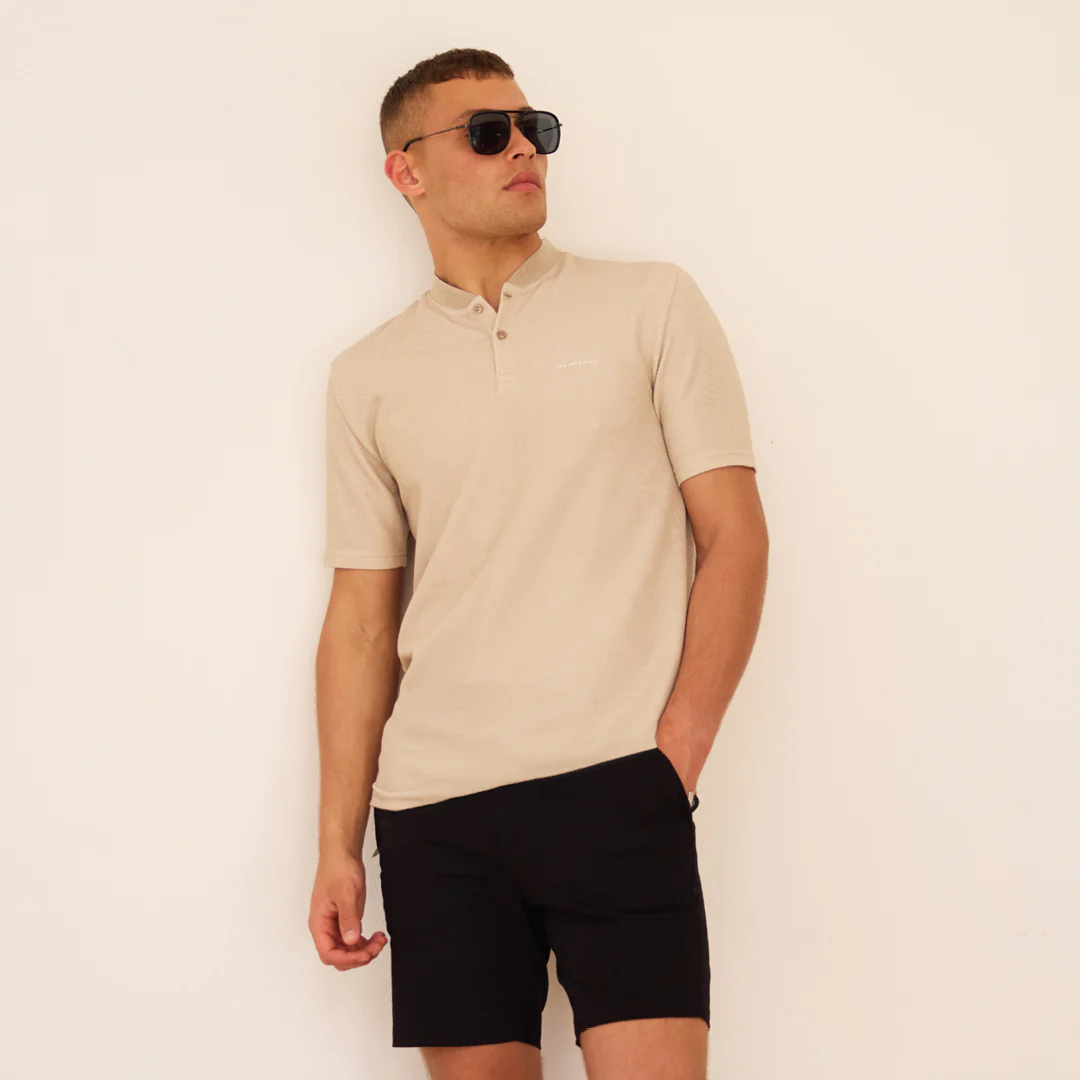 Reinier Polo Shirt - Cement - Image 6