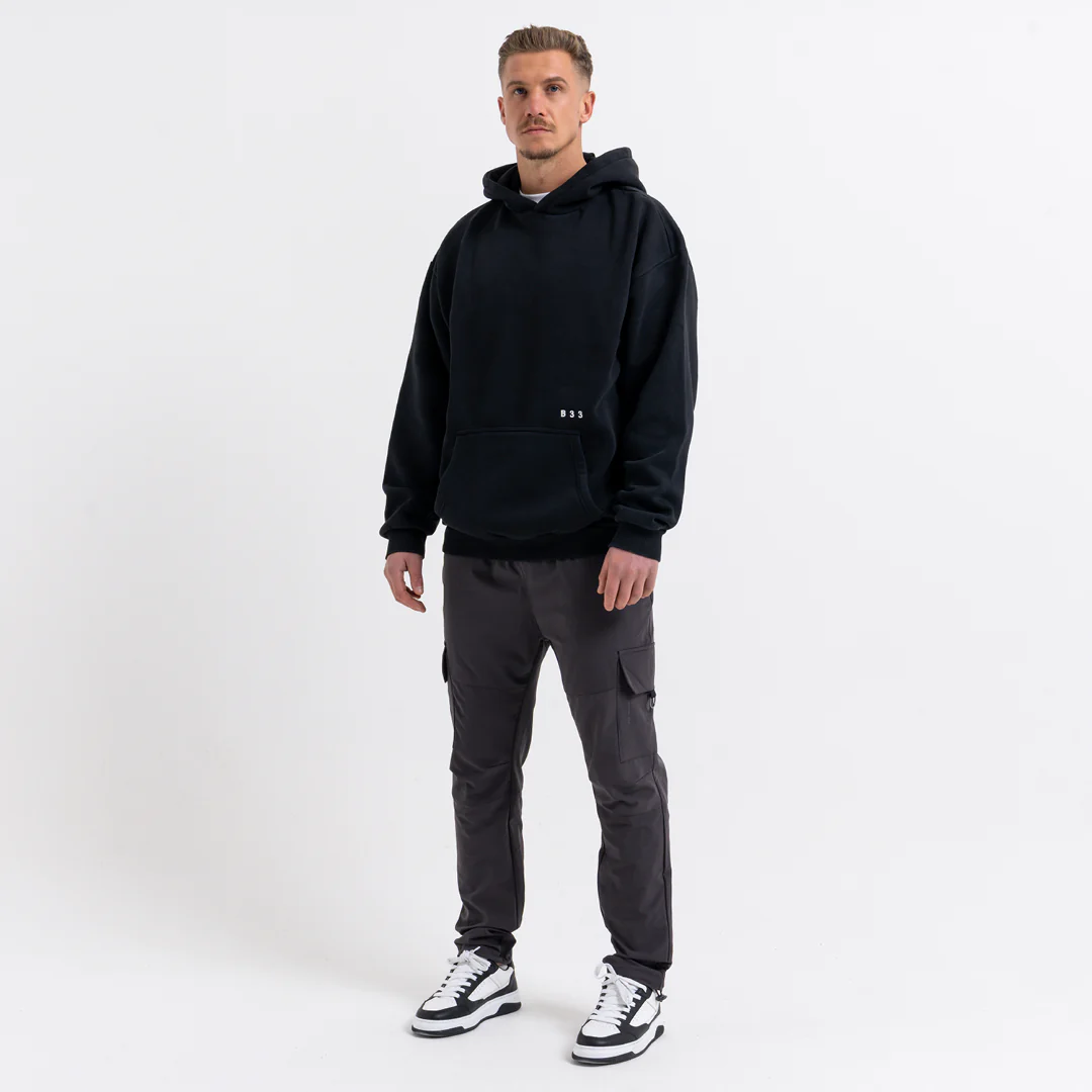 Initial Hoodie - Black - Image 2