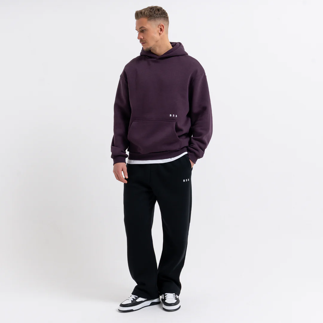 Initial Hoodie - Plum - Image 2