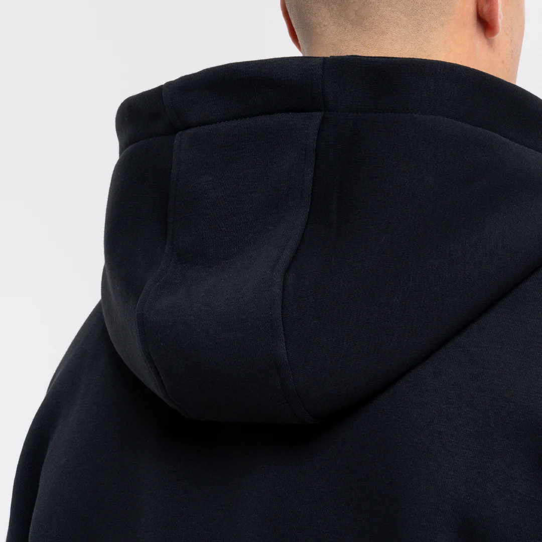 Initial Zip Hoodie - Black - Image 5