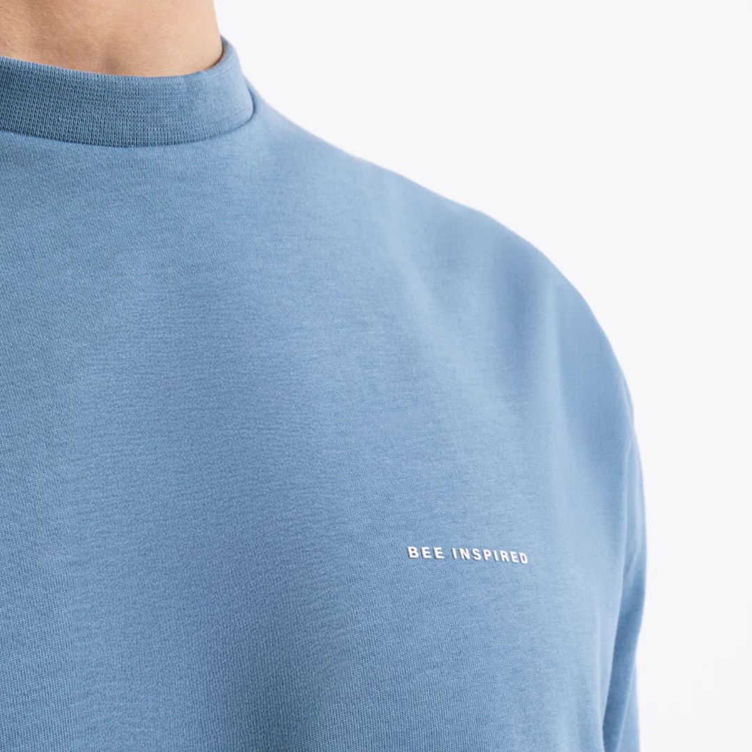 MacKenna T-Shirt - Dusky Blue - Image 4