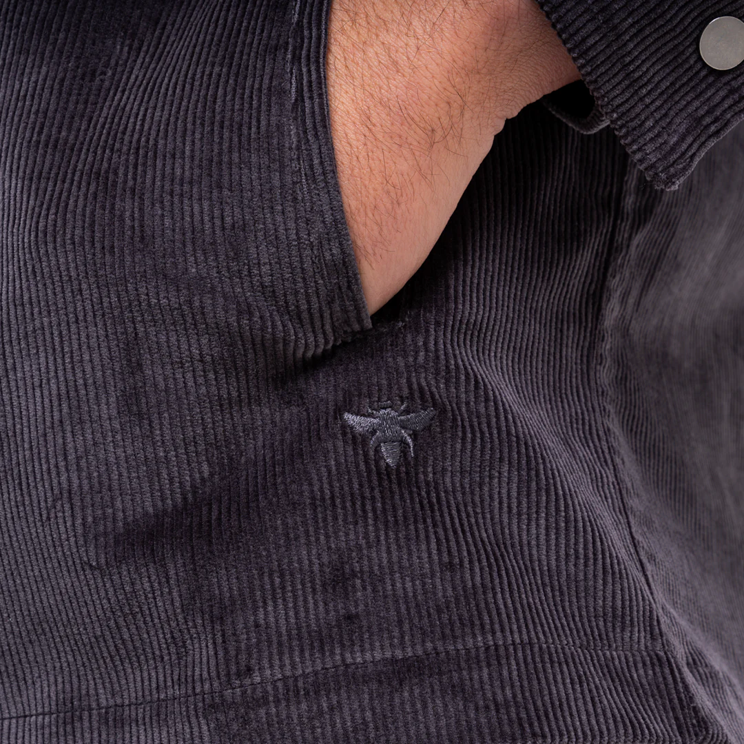 Milner Cord Jacket - Gunmetal - Image 4