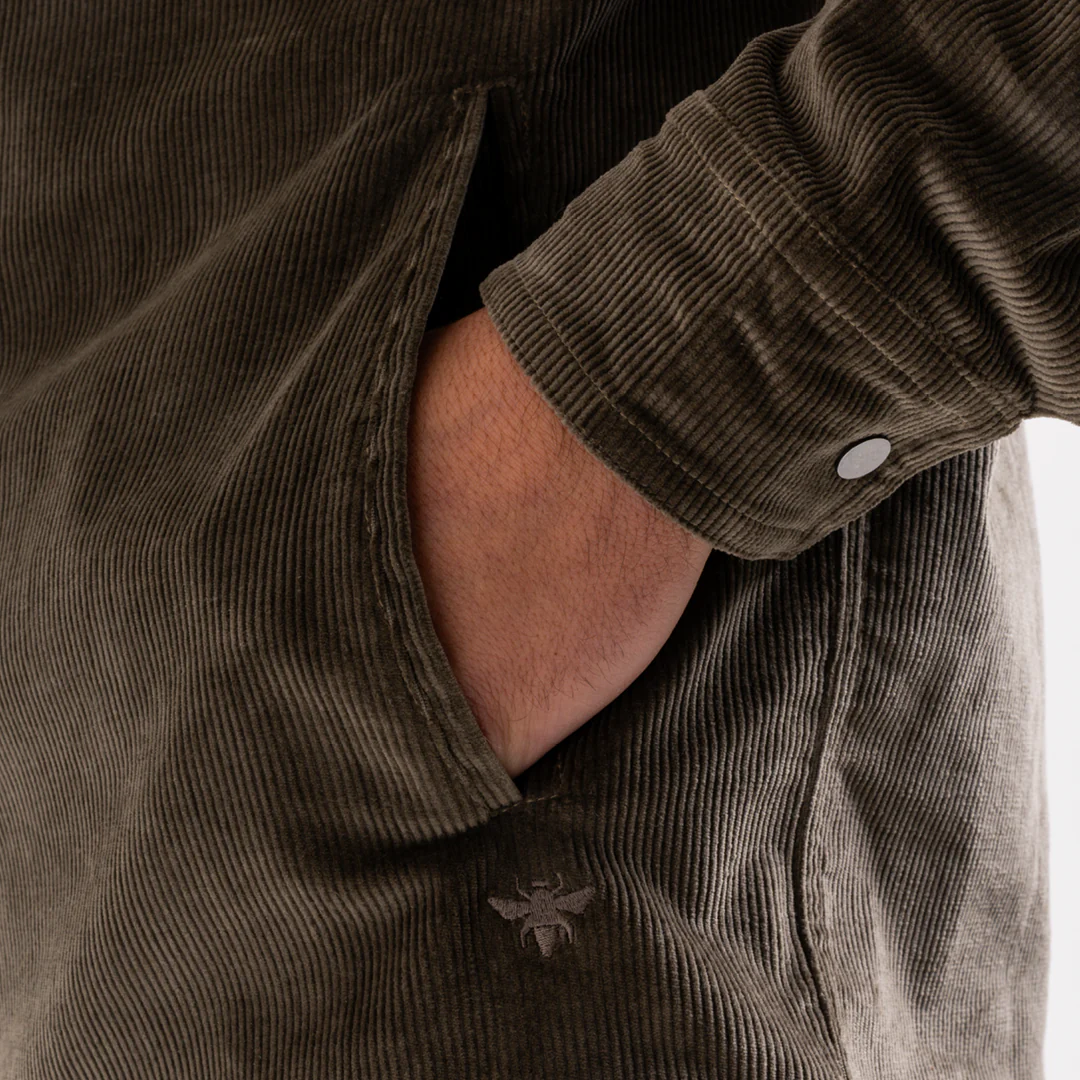 Milner Cord Jacket - Olive - Image 4