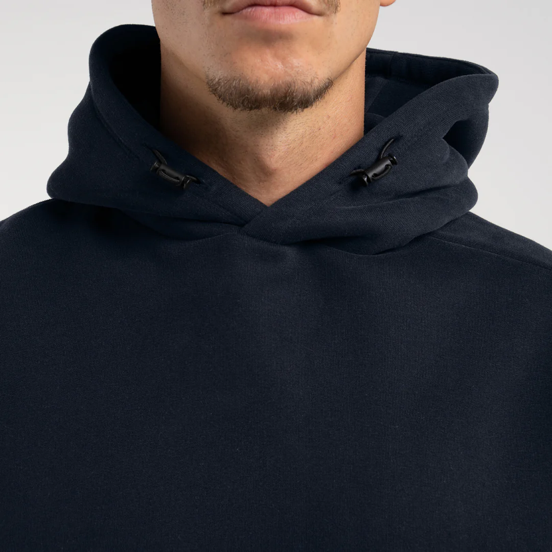 Neto Overhead Hoodie - Dark Navy - Image 3
