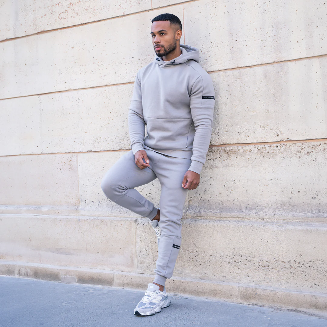 Neto Overhead Hoodie - Grey - Image 7