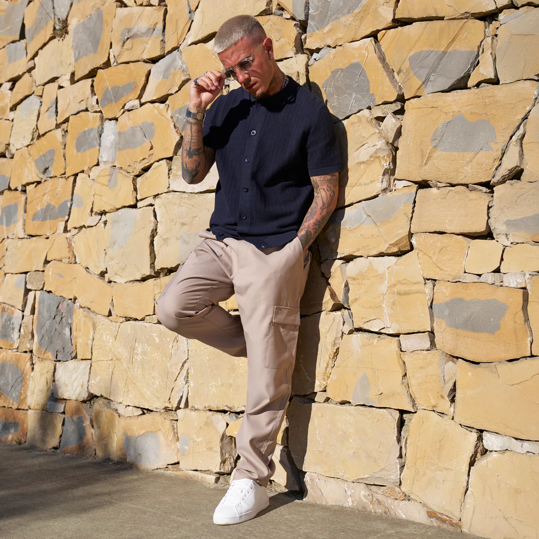 Onana Cargo Pants - Taupe - Image 2