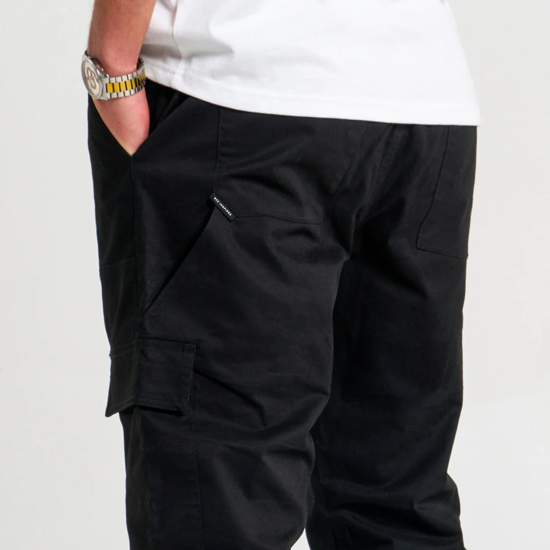 Parkes Cargo Pant - Black - Image 5