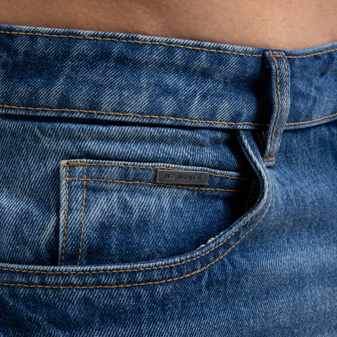 Parkes Relaxed Jean - Mid Blue - Image 4