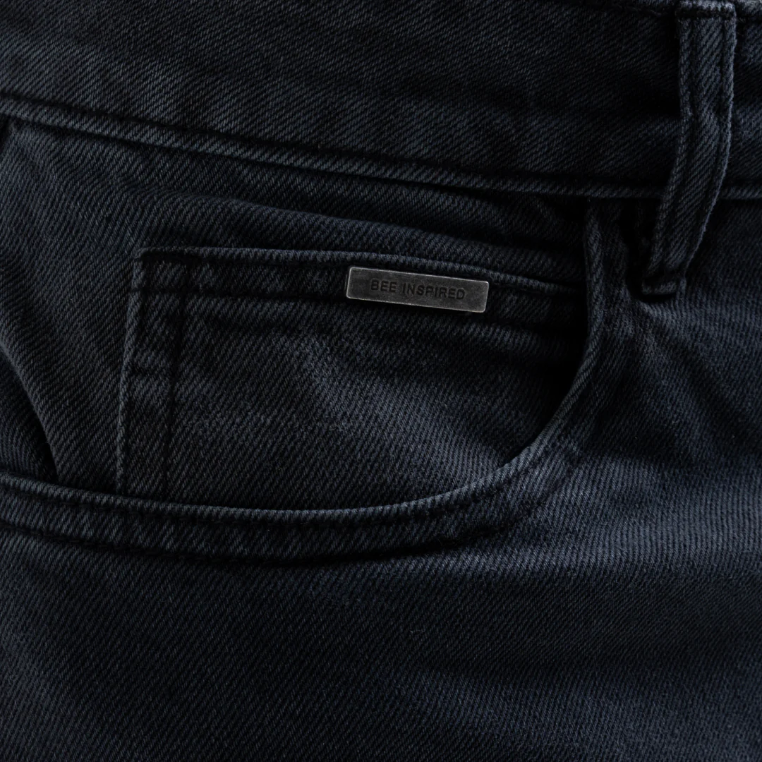 Parkes Relaxed Jean - Washed Black - Image 5