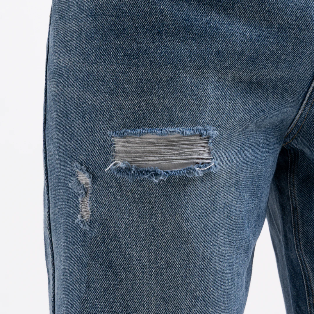 Garnacho Relaxed Jeans - Mid Blue - Image 7