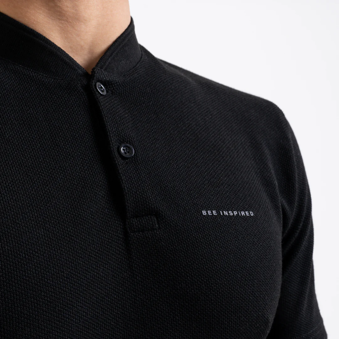 Reinier Polo Shirt - Black - Image 3