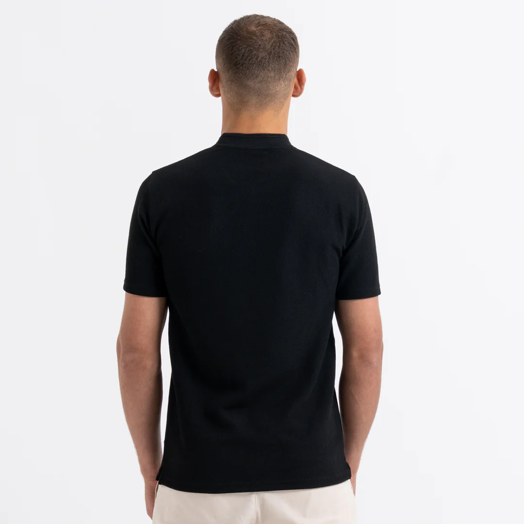 Reinier Polo Shirt - Black - Image 5