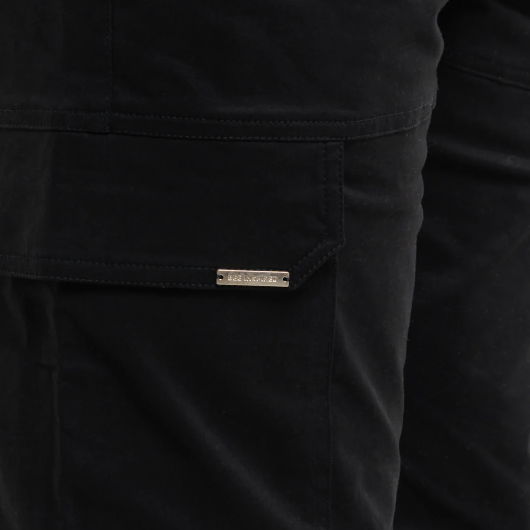 Rivero Relaxed Cargo Pants - Black - Image 5