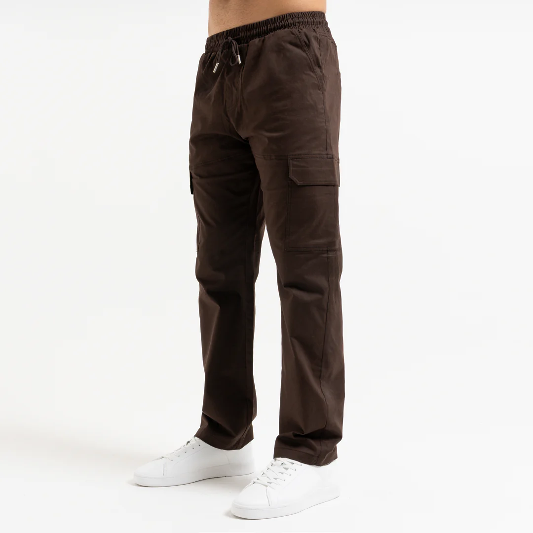 Rivero Relaxed Cargo Pants - Coffee - Image 3