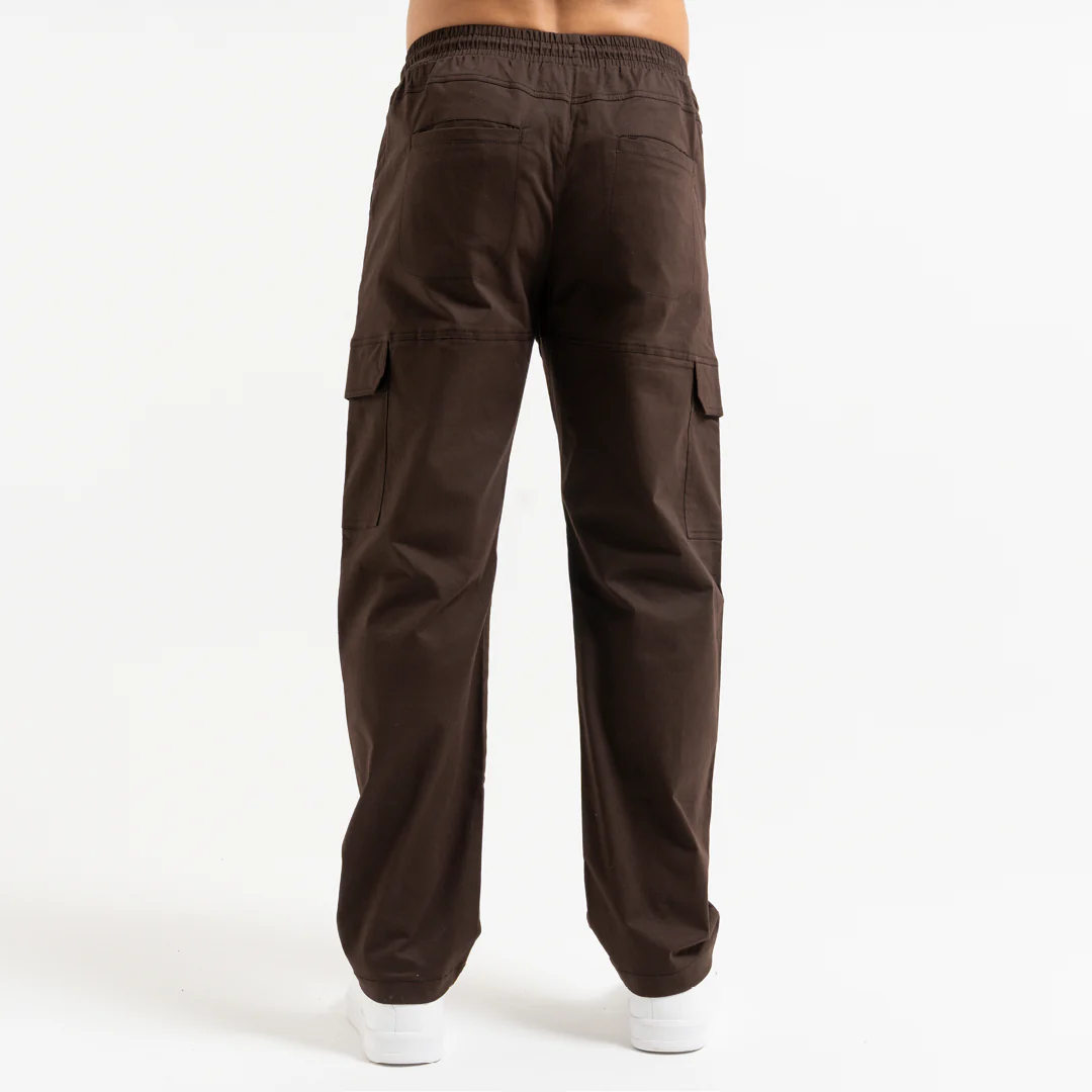 Rivero Relaxed Cargo Pants - Coffee - Image 4
