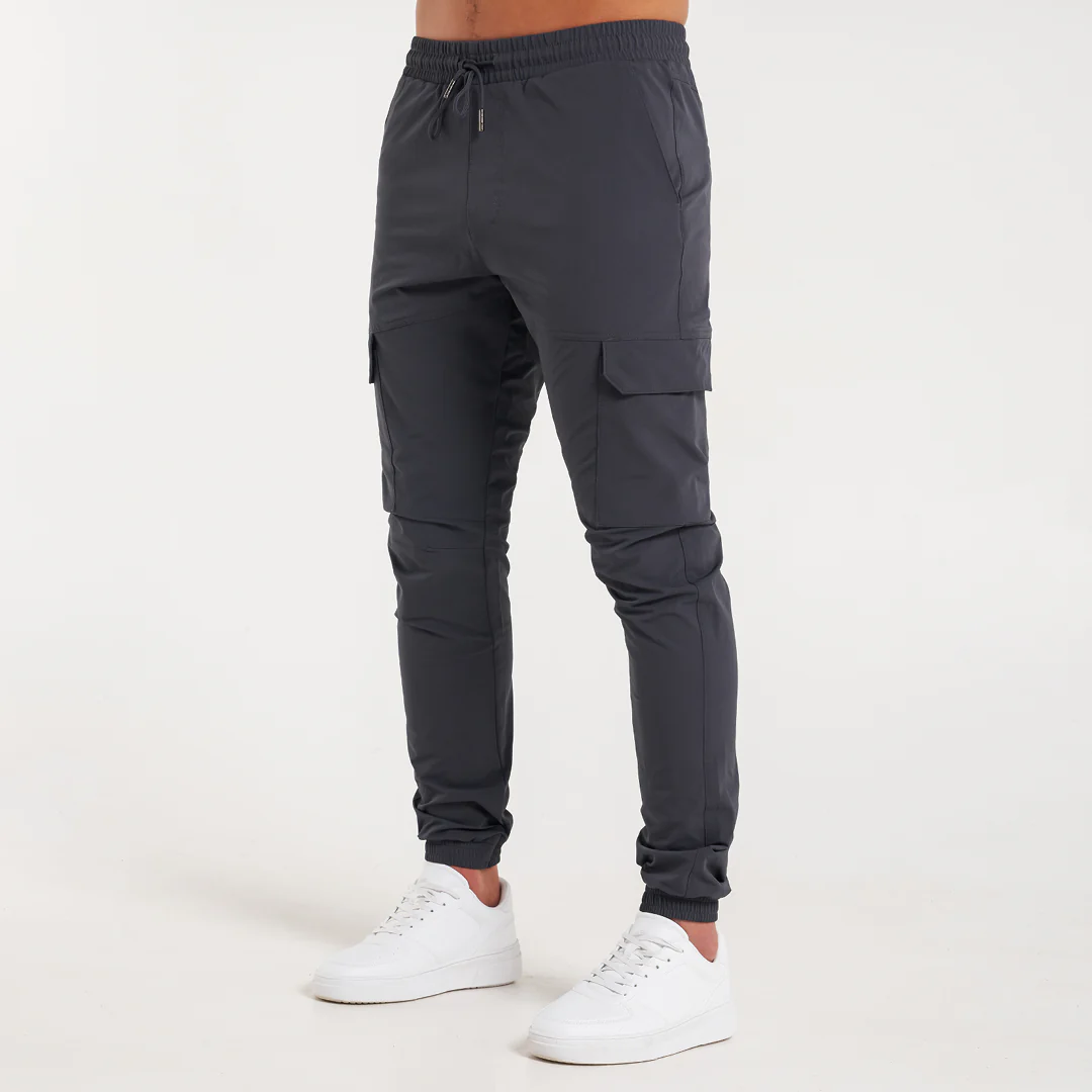Rivero Tech Cargo Pants - Charcoal - Image 3
