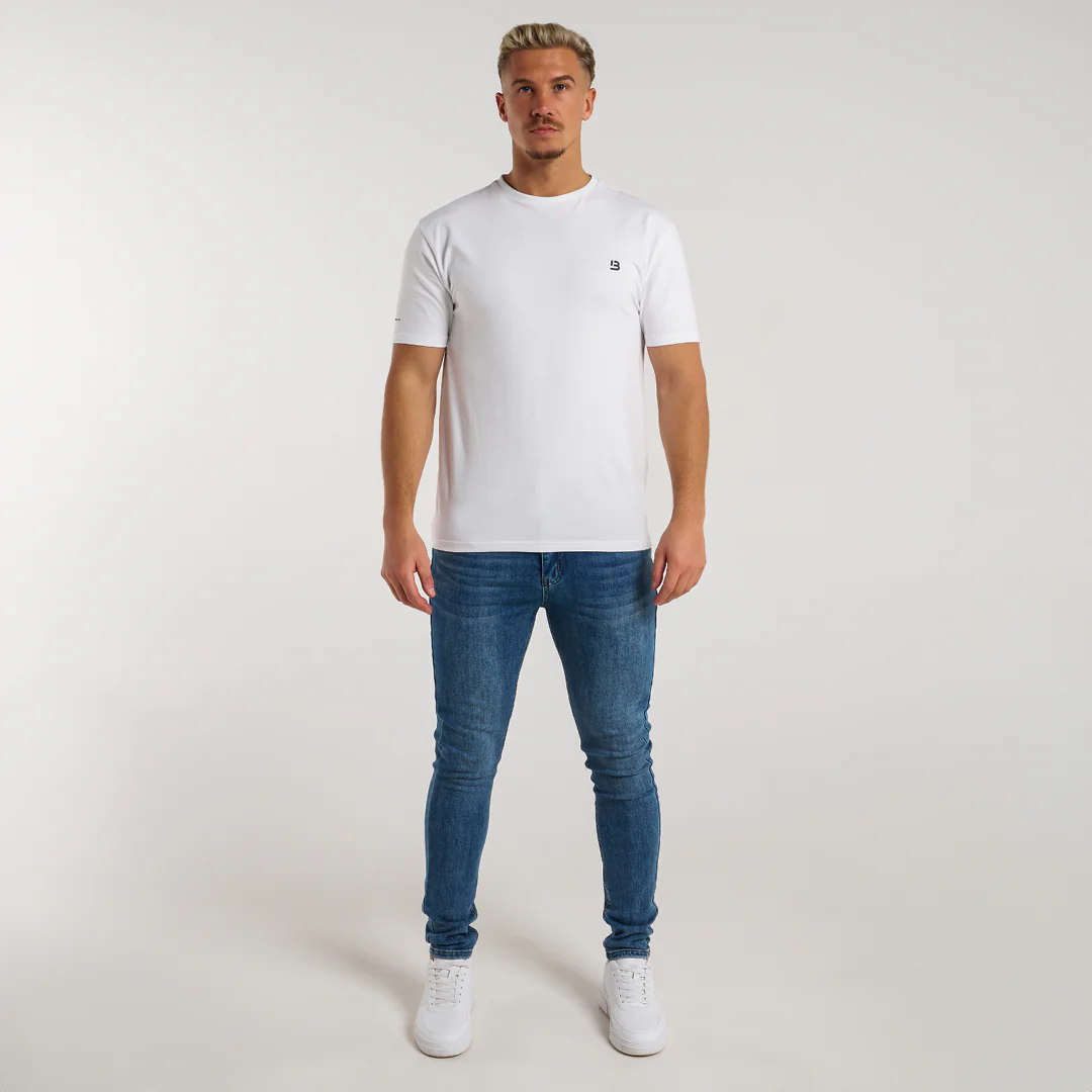 Serrano Slim Fit Jeans - Mid Blue - Image 2