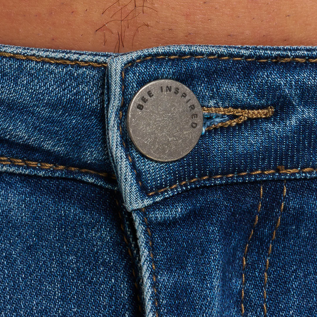 Serrano Slim Fit Jeans - Mid Blue - Image 3