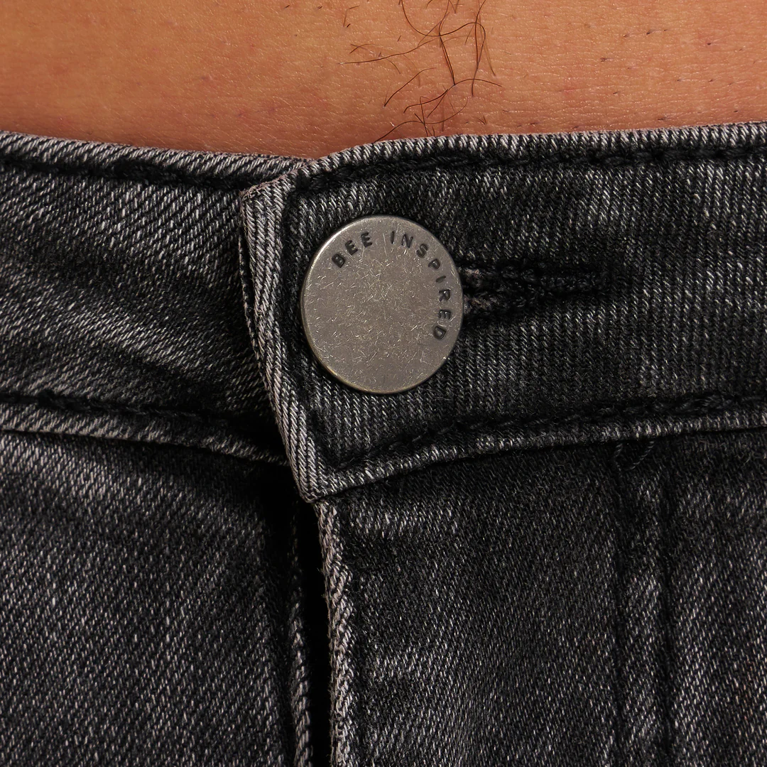 Serrano Slim Fit Jeans - Washed Black - Image 3