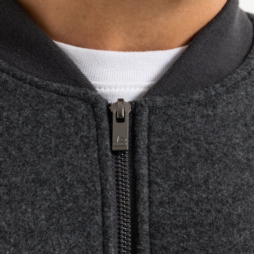 Sibbick Bomber Jacket - Charcoal - Image 4
