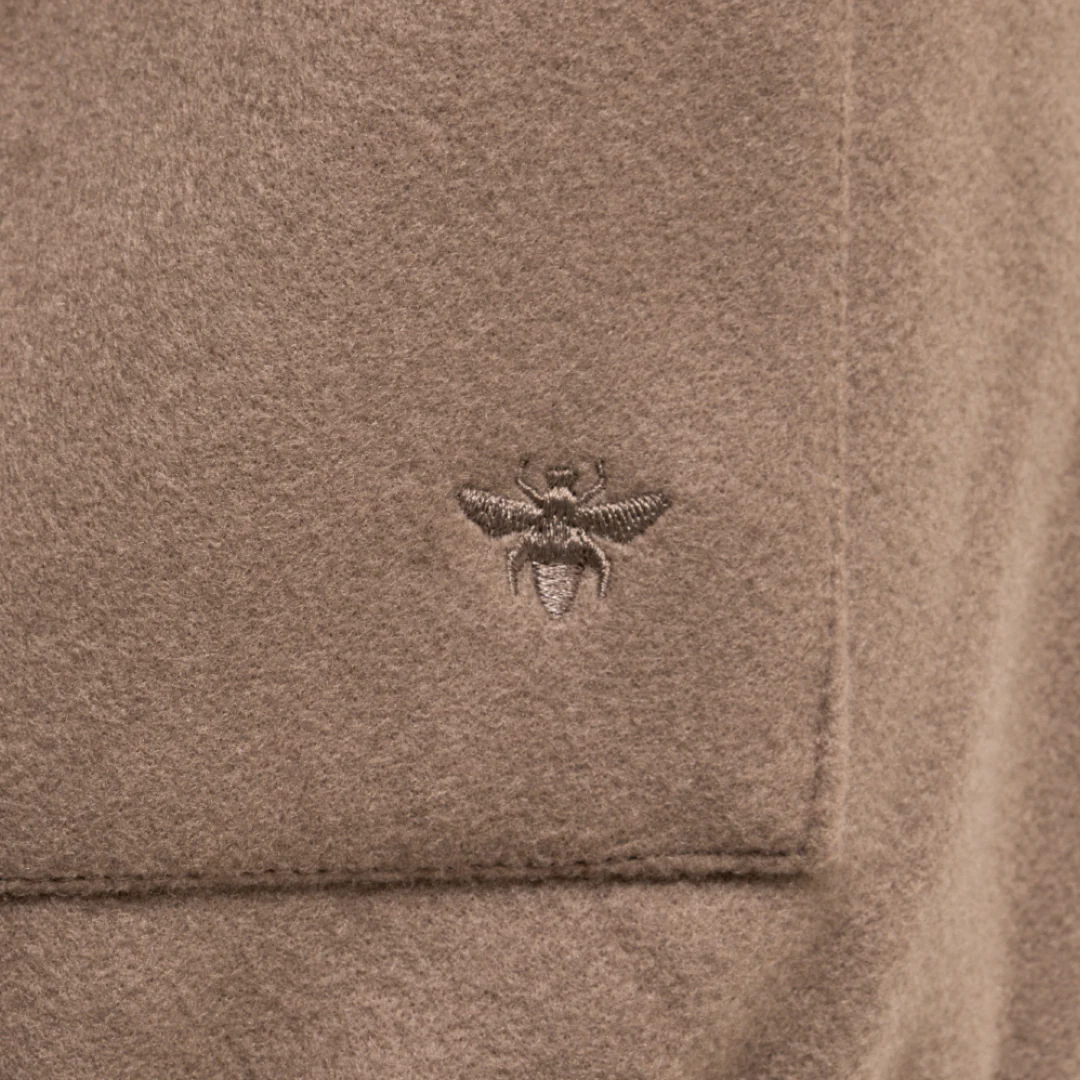 Sibbick Bomber Jacket - Taupe - Image 8